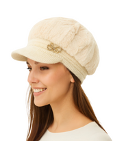 Zibell Women’s Winter Knit Beret Hat – Warm & Stylish Beanie for Cold Weather