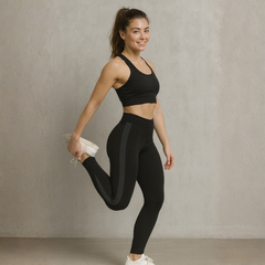 ZIBELL Women’s High-Waist Gym Leggings – Athletic Workout Tights for Fitness & Training