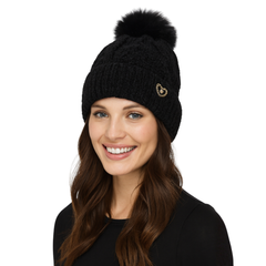 ZIBELL Winter Woolen Beanie Cap for Women P1