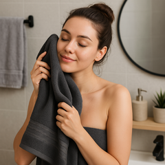 ZIBELL Premium Bath Towels - Luxurious Bath Towel Set with Exceptional Durability - Absorbent Shower Towels for Home & Spa - 30 x 60 Inch Size