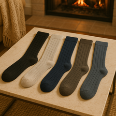 Sukoon Socks For Men - Soft, Breathable, Non-Binding, Moisture Control, Boosts Circulation, Ideal For Neuropathy