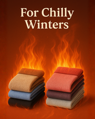 Zibell 6-Pack Cashmere Snow Socks for Men & Women | Cozy Thermal Winter Wear