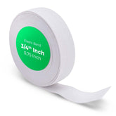 Elastic Bands for Tailoring, Sewing Elastic for Pants and Clothes, High Elasticity Knit Spool, DIY Projects (White, 0.75 Inch, 10 Meters)