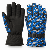 Zibell Cold-Weather Motorcycle Gloves – Faux Fur Interior for Cozy Comfort