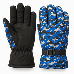 Zibell Cold-Weather Motorcycle Gloves – Faux Fur Interior for Cozy Comfort