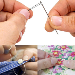 Sewing Kit with 10 Thread Spools, Scissors, Measuring Tape, Needle Set, Multi-Colour