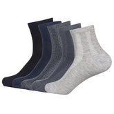 ZIBELL Ankle Length Diabetic Socks for Men -Pack of 5 - Health Socks - Ankle Length Socks -Soft, Breathable, Non-Binding, Moisture Control, Boosts Circulation, Ideal For Neuropathy, Assorted
