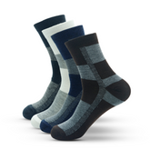 ZIBELL Men's Cotton Blend Ankle Socks, Checkered Pattern, Pack of 6