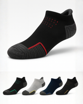ZIBELL Pack of 5 Ankle Sports Socks for Men & Women, Athletic Running Socks, Suitable Made With Durable, Breathable Cotton
