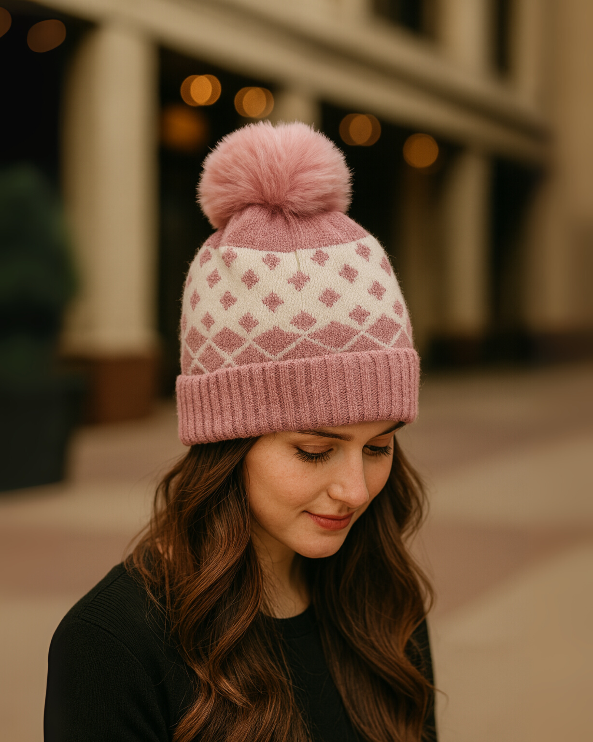 Zibell Women’s Woolen Beanie – Soft, Stylish Winter Cap for Effortless Warmth