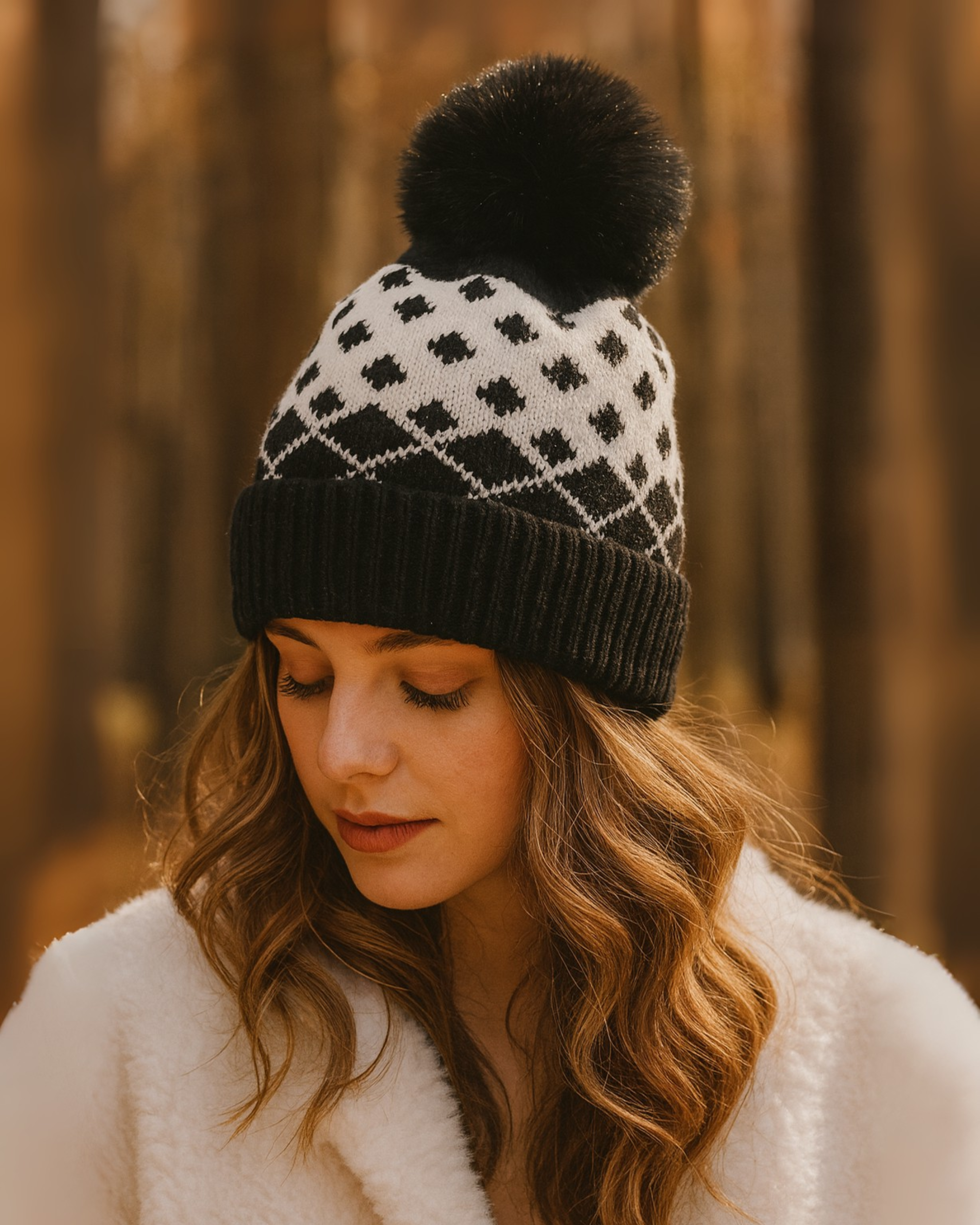 Zibell Women’s Woolen Beanie – Soft, Stylish Winter Cap for Effortless Warmth
