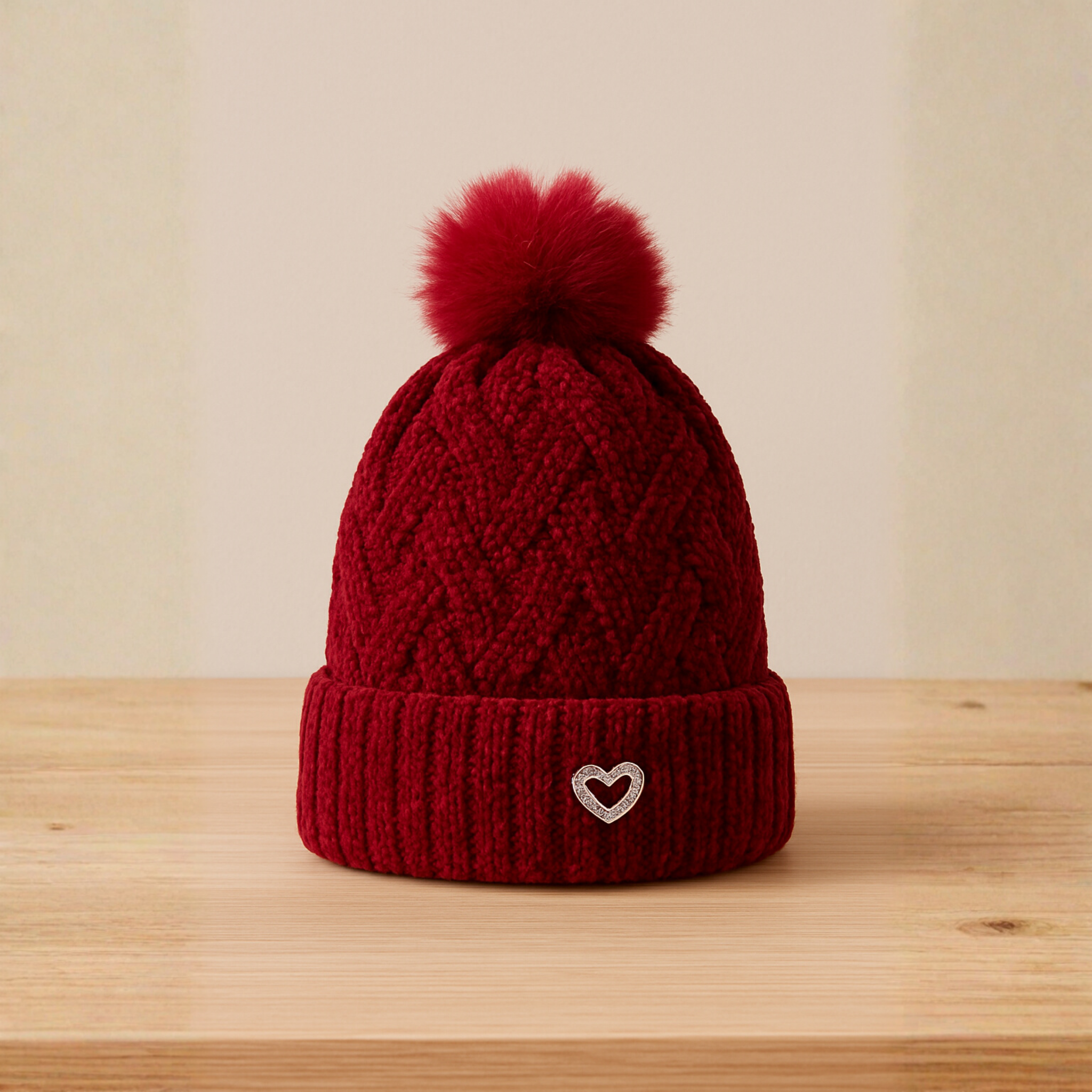 ZIBELL Winter Woolen Beanie Cap for Women P1