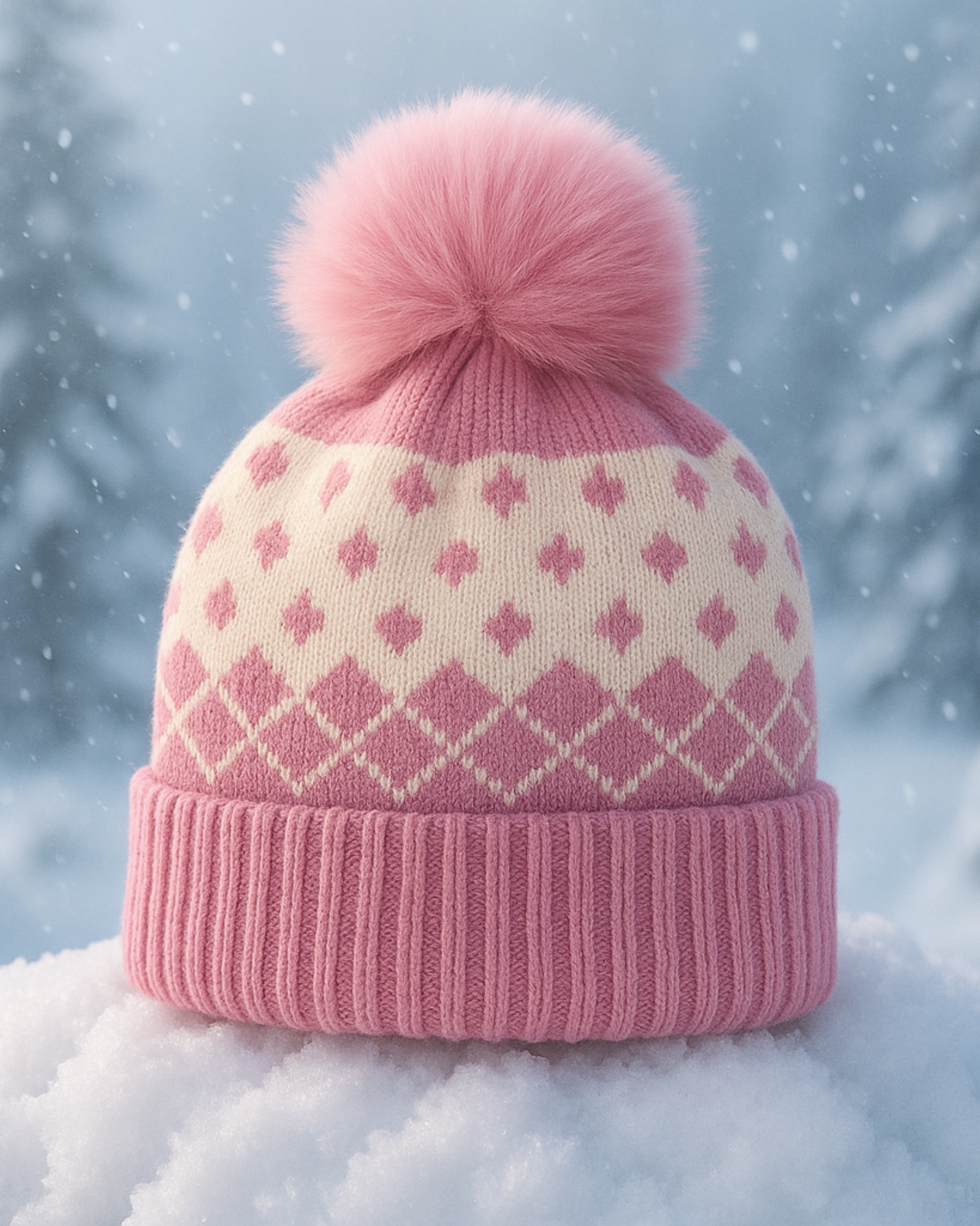 Zibell Women’s Woolen Beanie – Soft, Stylish Winter Cap for Effortless Warmth