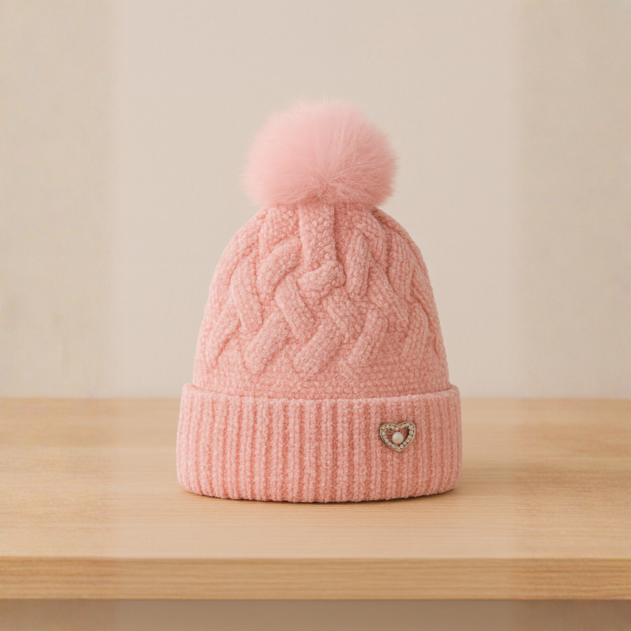 ZIBELL Winter Woolen Beanie Cap for Women P1