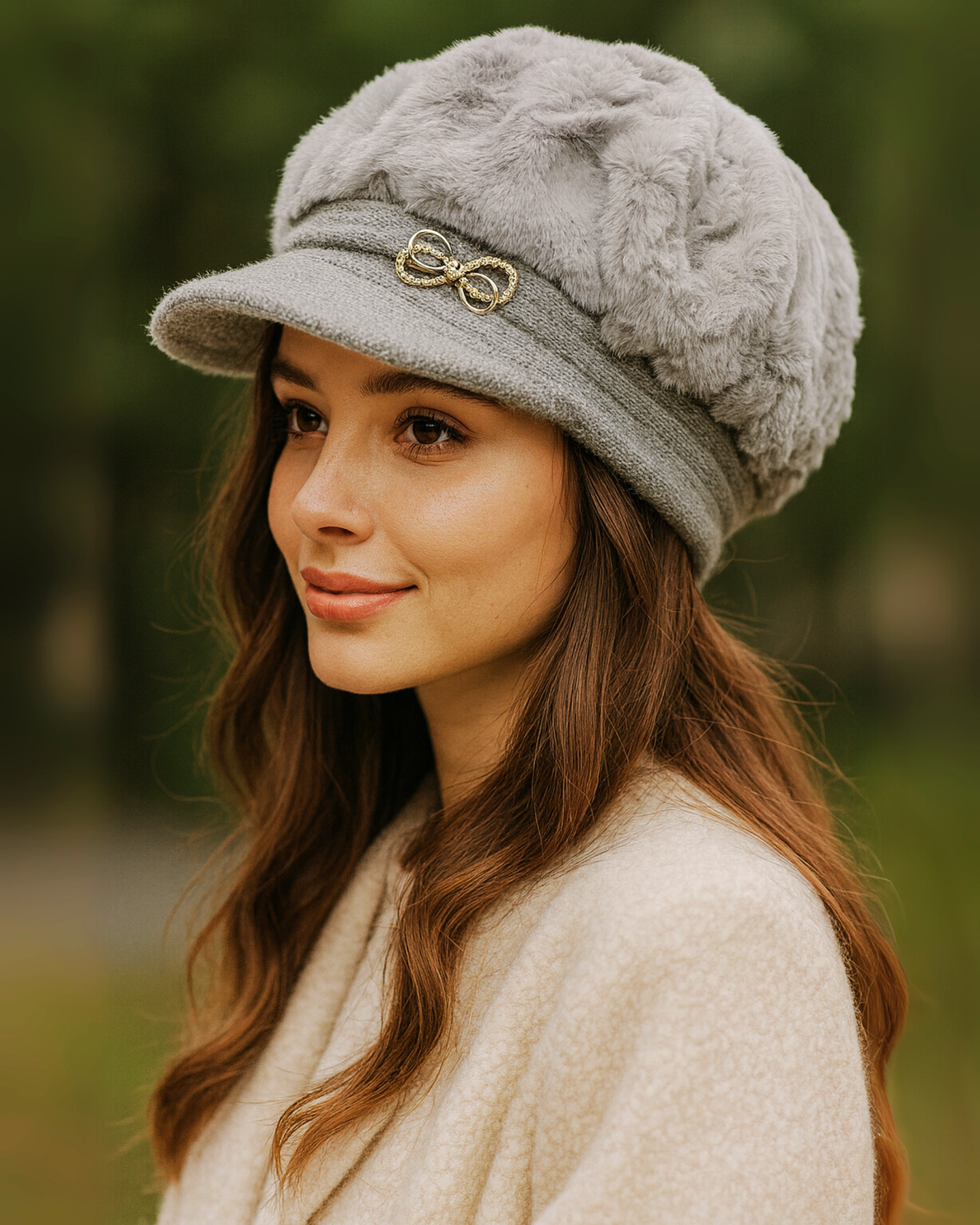 Zibell Women’s Winter Knit Beret Hat – Warm & Stylish Beanie for Cold Weather