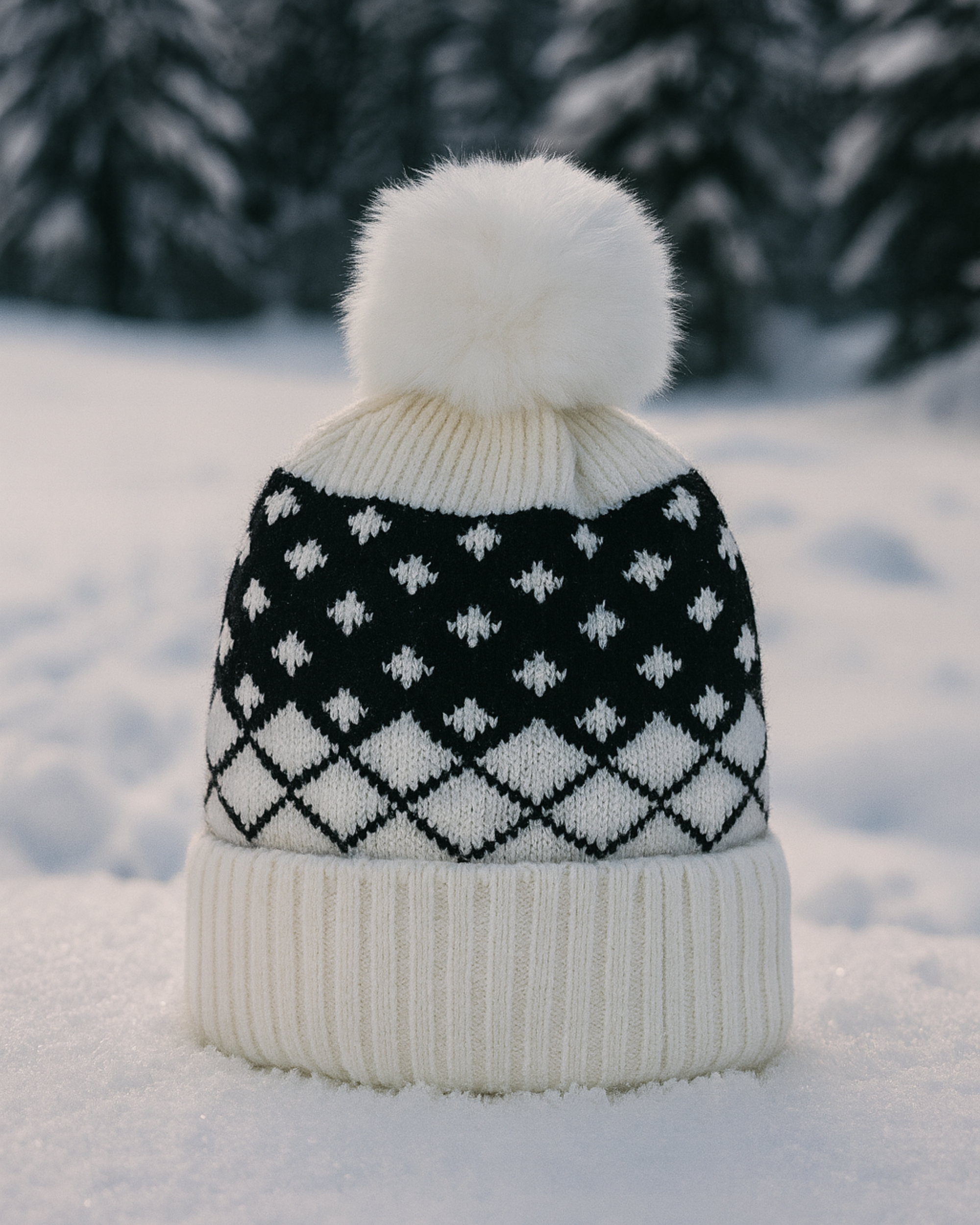 Zibell Women’s Woolen Beanie – Soft, Stylish Winter Cap for Effortless Warmth