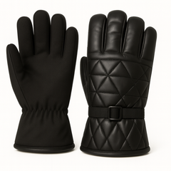 Zibell Men’s Biker Gloves – Warm, Windproof & Anti-Slip Winter Riding Gloves
