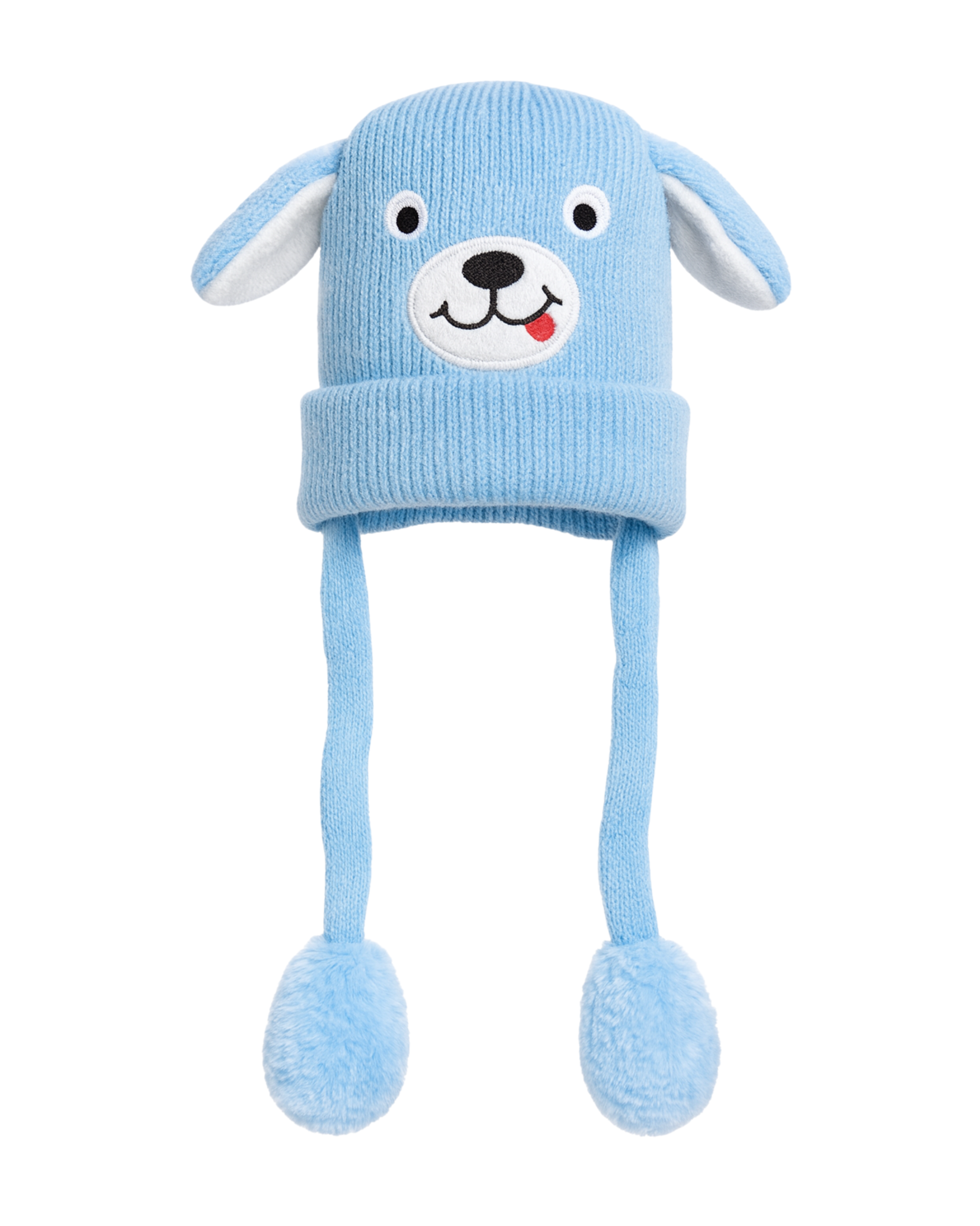 Zibell Kids Winter Animal Ear Knit Hat – Warm Cartoon Pom Pom Beanie for Boys & Girls