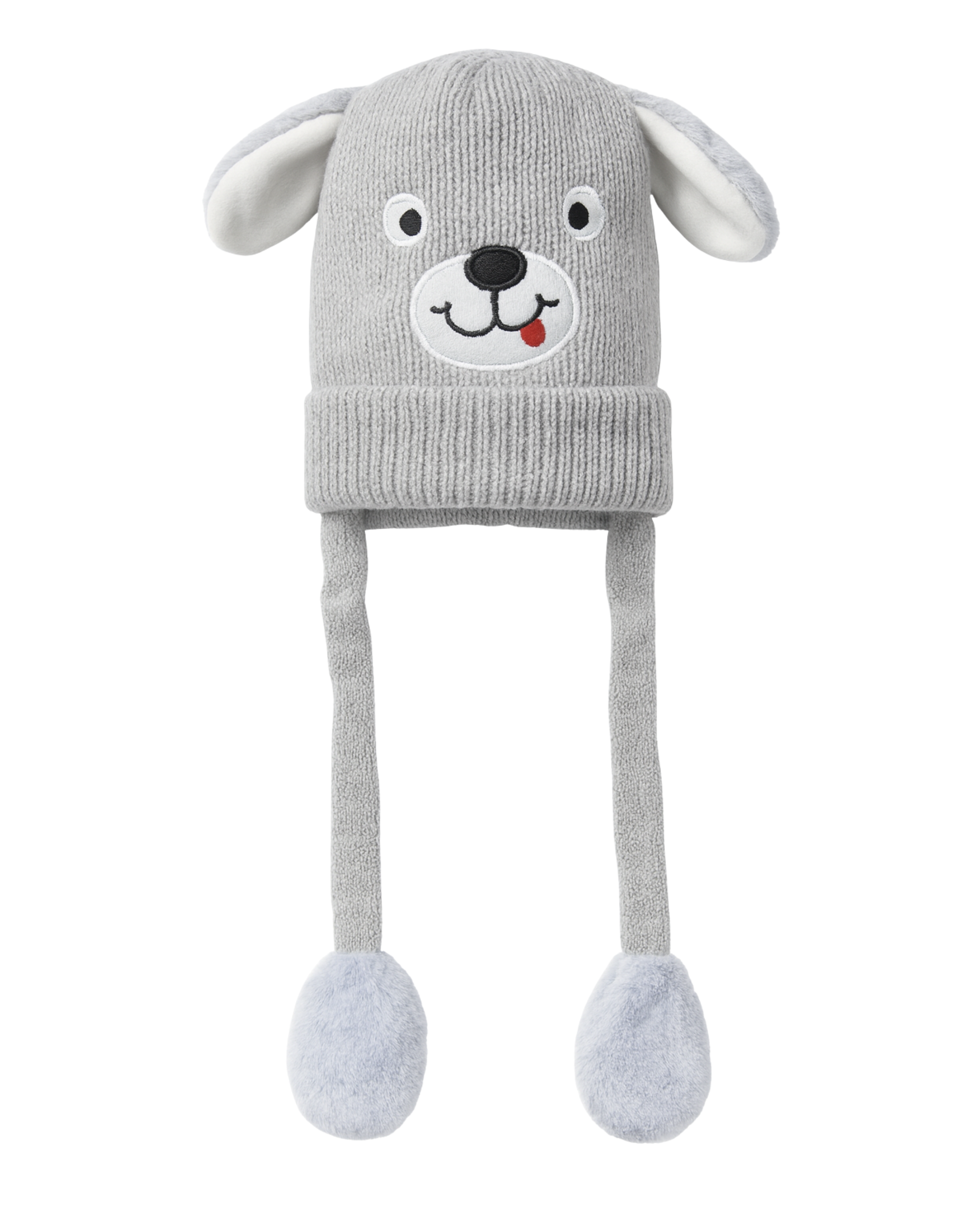 Zibell Kids Winter Animal Ear Knit Hat – Warm Cartoon Pom Pom Beanie for Boys & Girls