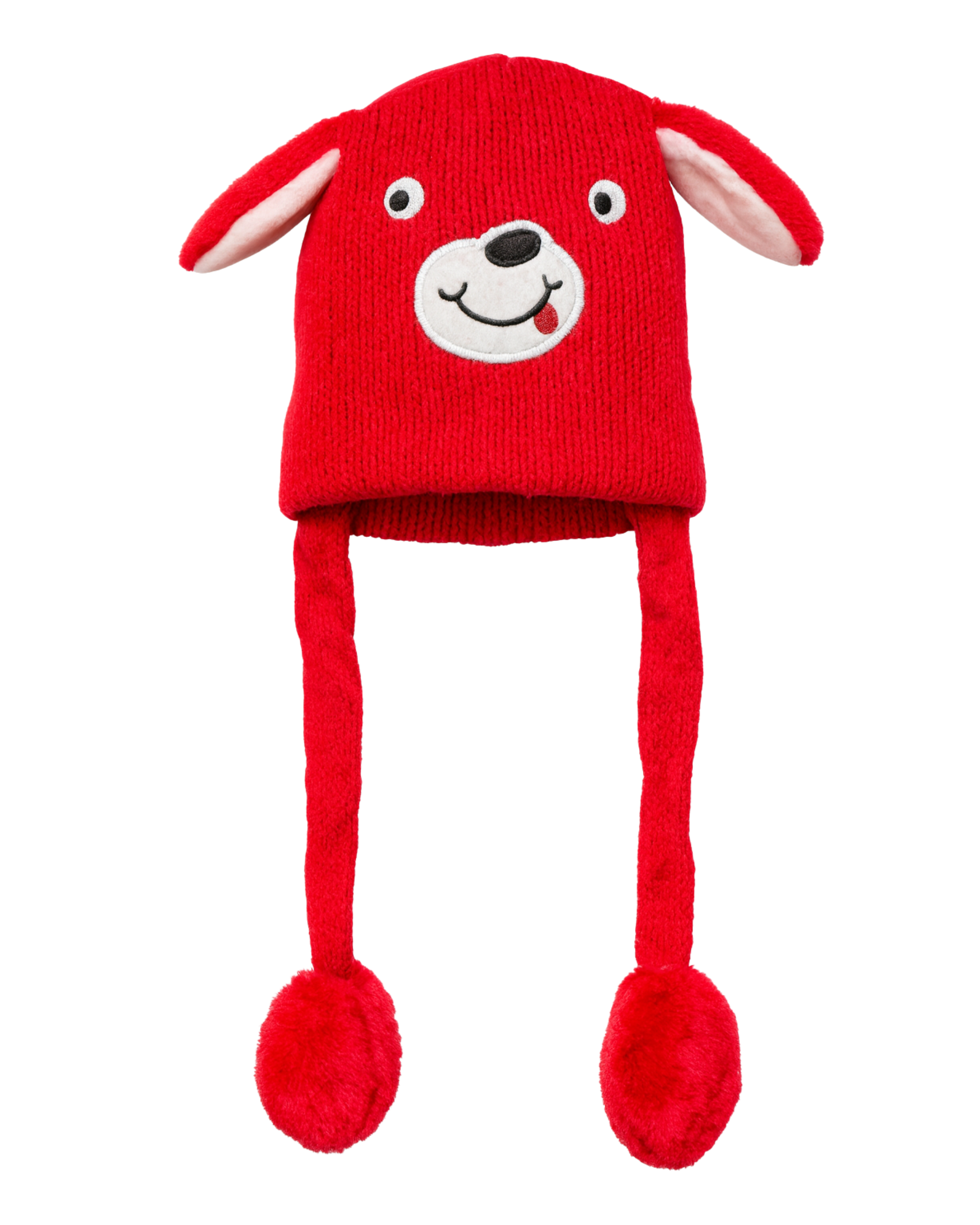 Zibell Kids Winter Animal Ear Knit Hat – Warm Cartoon Pom Pom Beanie for Boys & Girls
