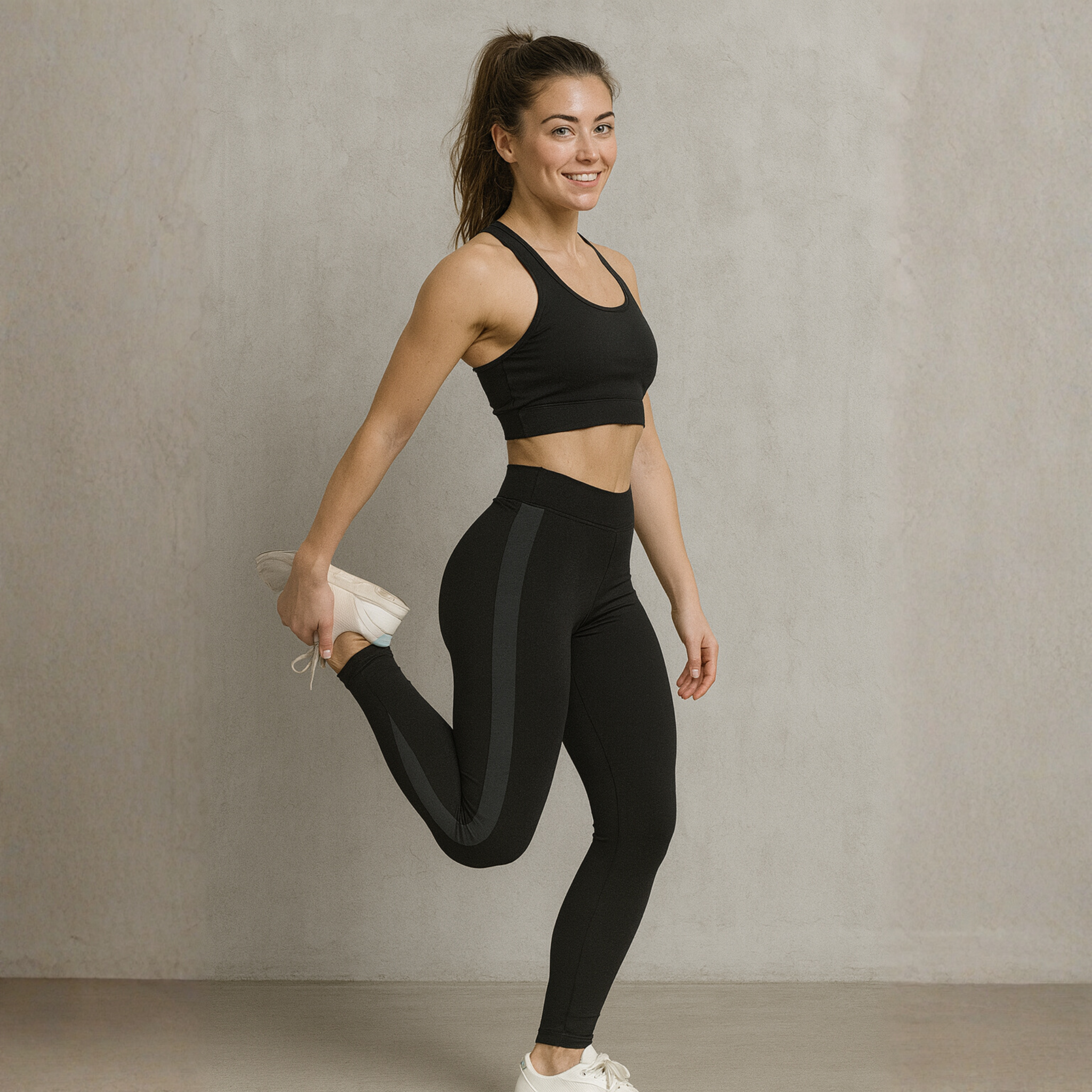 ZIBELL Women’s High-Waist Gym Leggings – Athletic Workout Tights for Fitness & Training