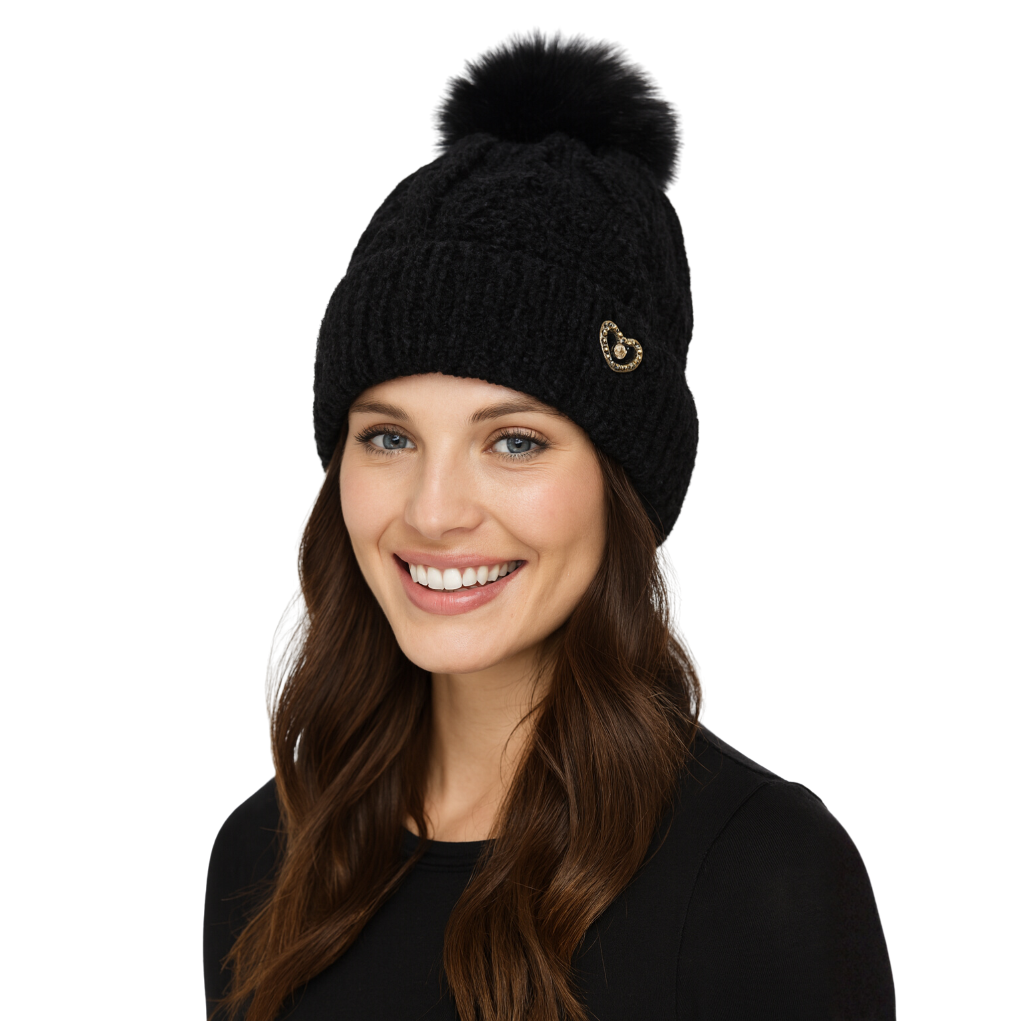 ZIBELL Winter Woolen Beanie Cap for Women P1
