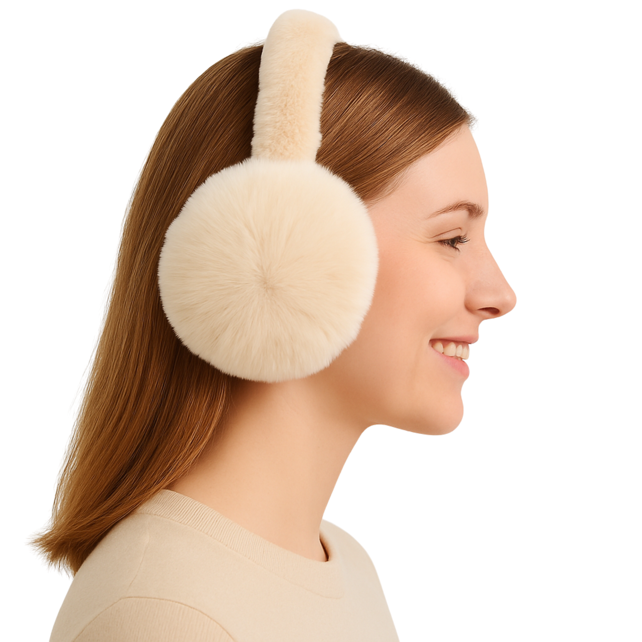 Zibell Plush Winter Earmuffs – Elegant Soft Ear Warmers for Effortless Cold-Weather Style