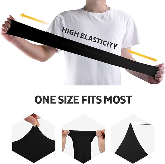 ZIBELL UV Protection Sunblock Arm Sleeves 6 Pairs with Thumb Hole: Moisture-Wicking, 4-Way Stretch, Breathable Fibre, Temperature Control Arm Covers for Men & Women