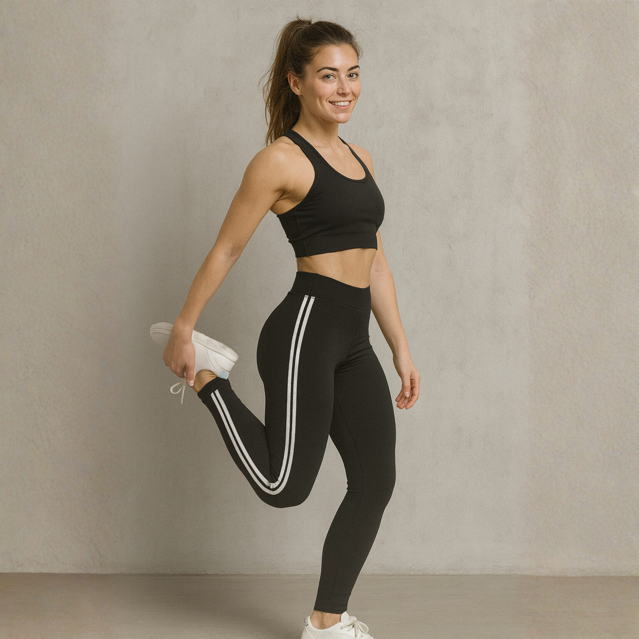 ZIBELL Women’s High-Waist Gym Leggings – Athletic Workout Tights for Fitness & Training