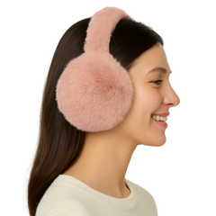 Zibell Plush Winter Earmuffs – Elegant Soft Ear Warmers for Effortless Cold-Weather Style