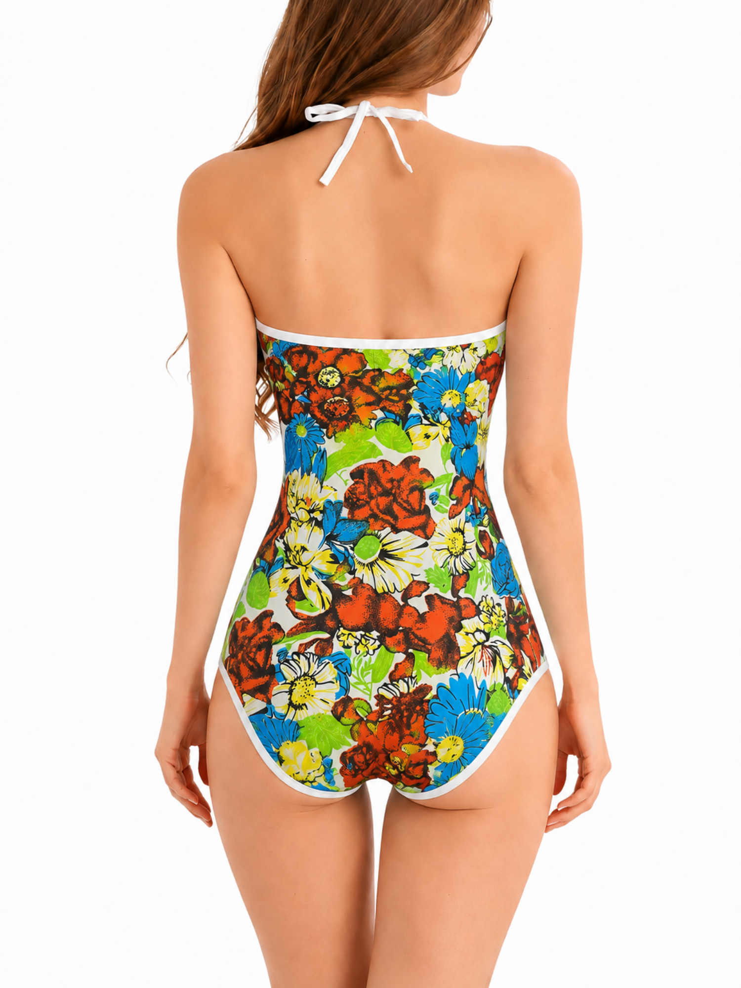 Floral One Piece Swimwear for Women & Girls | Comfortable Beach Swimsuit