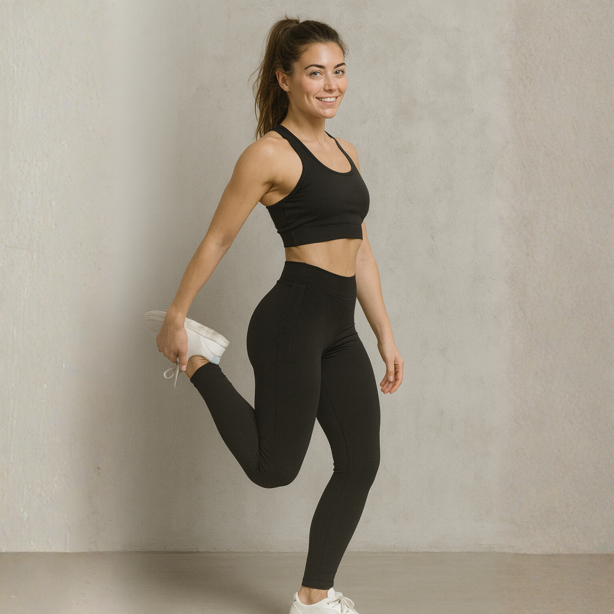 ZIBELL Women’s High-Waist Gym Leggings – Athletic Workout Tights for Fitness & Training