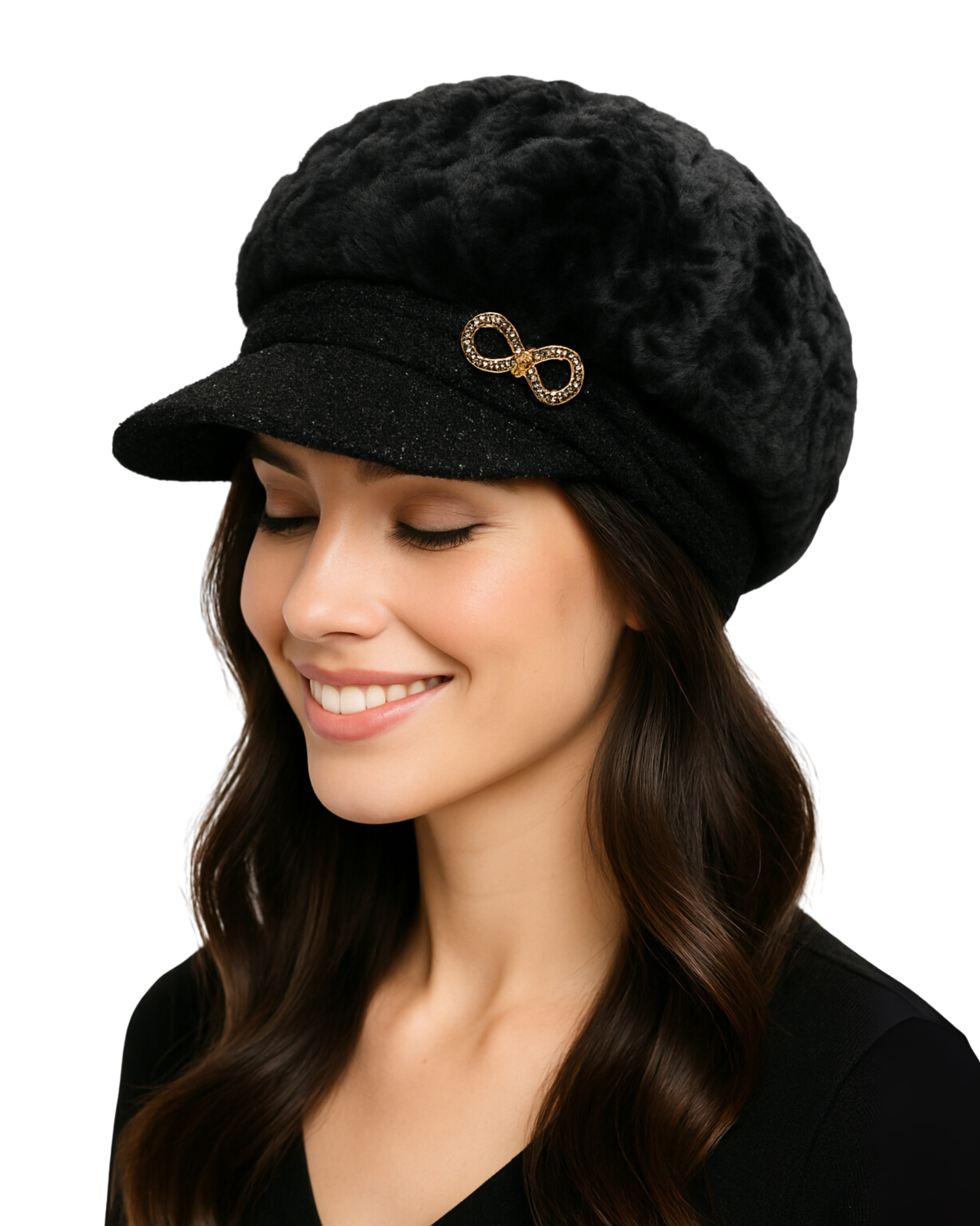 Zibell Women’s Winter Knit Beret Hat – Warm & Stylish Beanie for Cold Weather