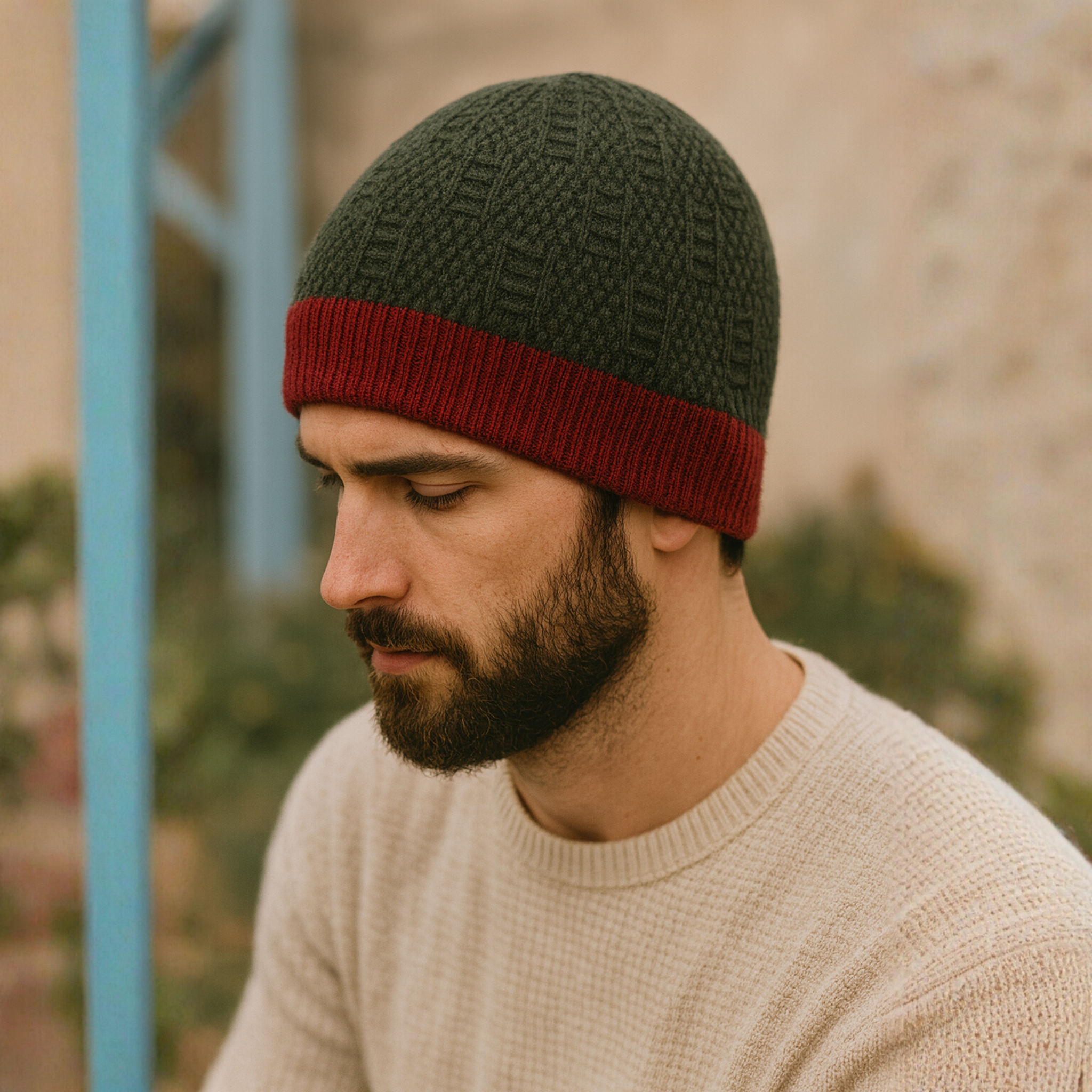 ZIBELL Winter Beanie Cap for Men P1