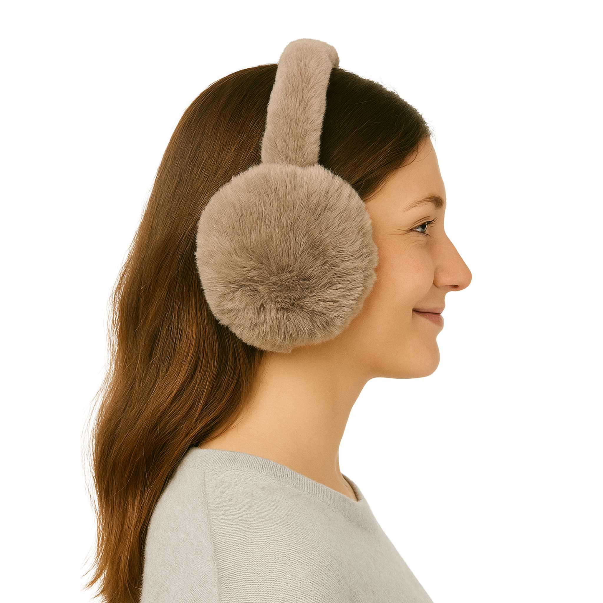 Zibell Plush Winter Earmuffs – Elegant Soft Ear Warmers for Effortless Cold-Weather Style