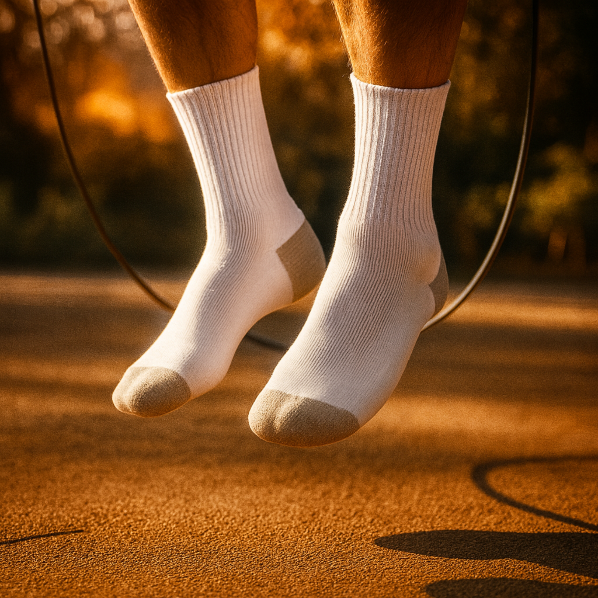 Pack of 6 – ZIBELL Men’s Cushioned Cotton Full Socks, White with Grey Heel, Free Size