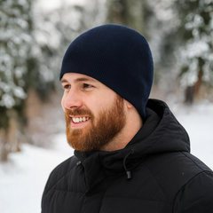 Zibell Men's Woolen Winter Cap – Ultra Warm, Stylish & Comfortable Beanie for Cold Weather