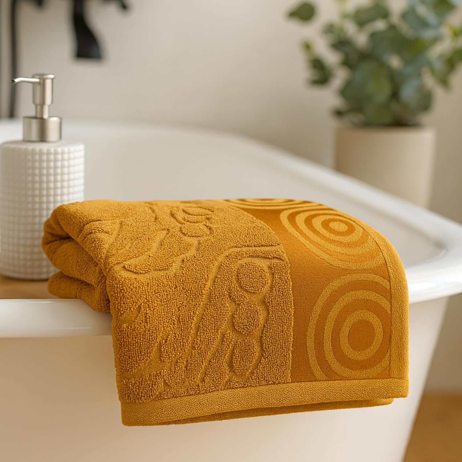 ZIBELL Premium Bath Towels - Luxurious Bath Towel Set with Exceptional Durability - Absorbent Shower Towels for Home & Spa - 30 x 60 Inch Size