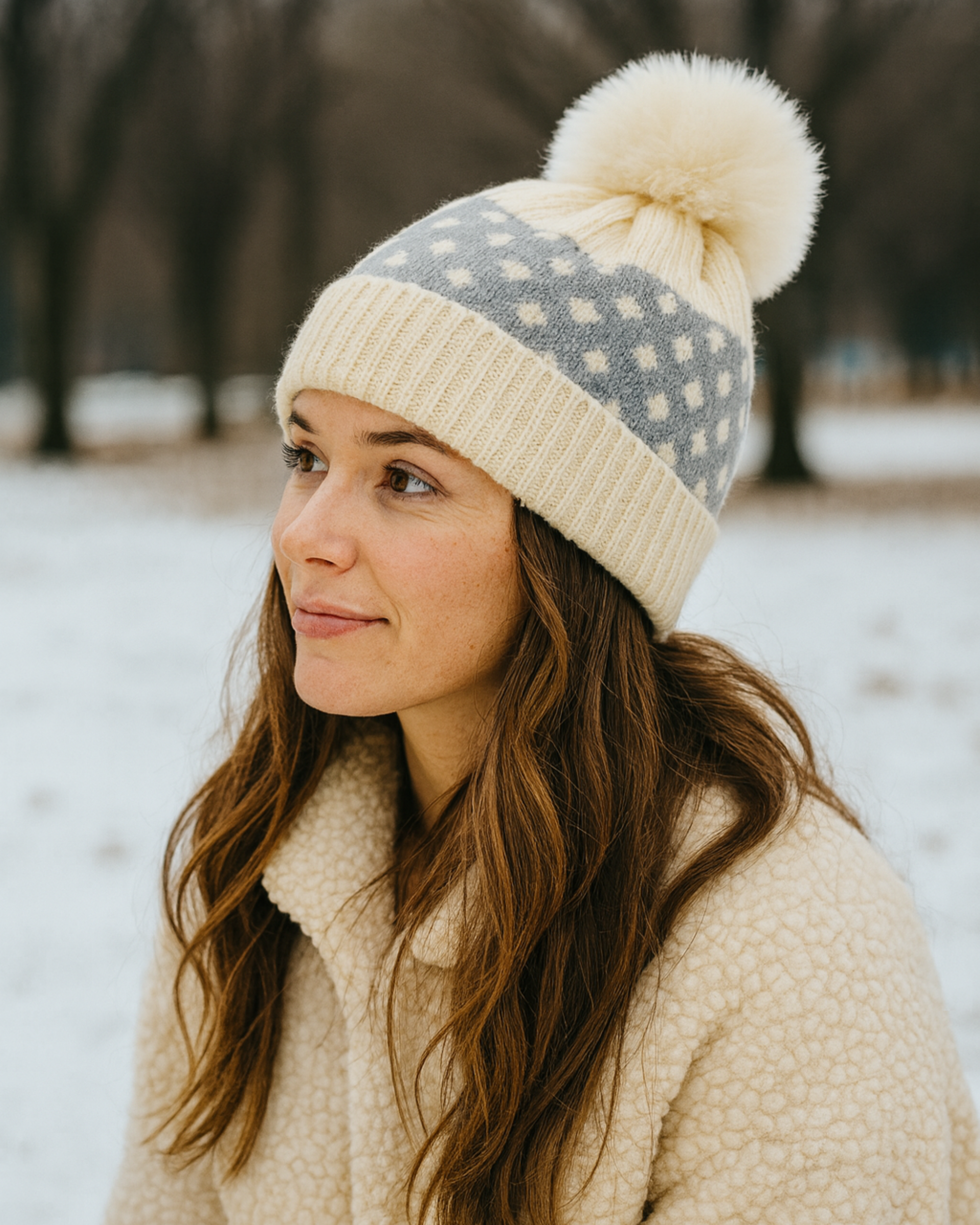 Zibell Women’s Woolen Beanie – Soft, Stylish Winter Cap for Effortless Warmth