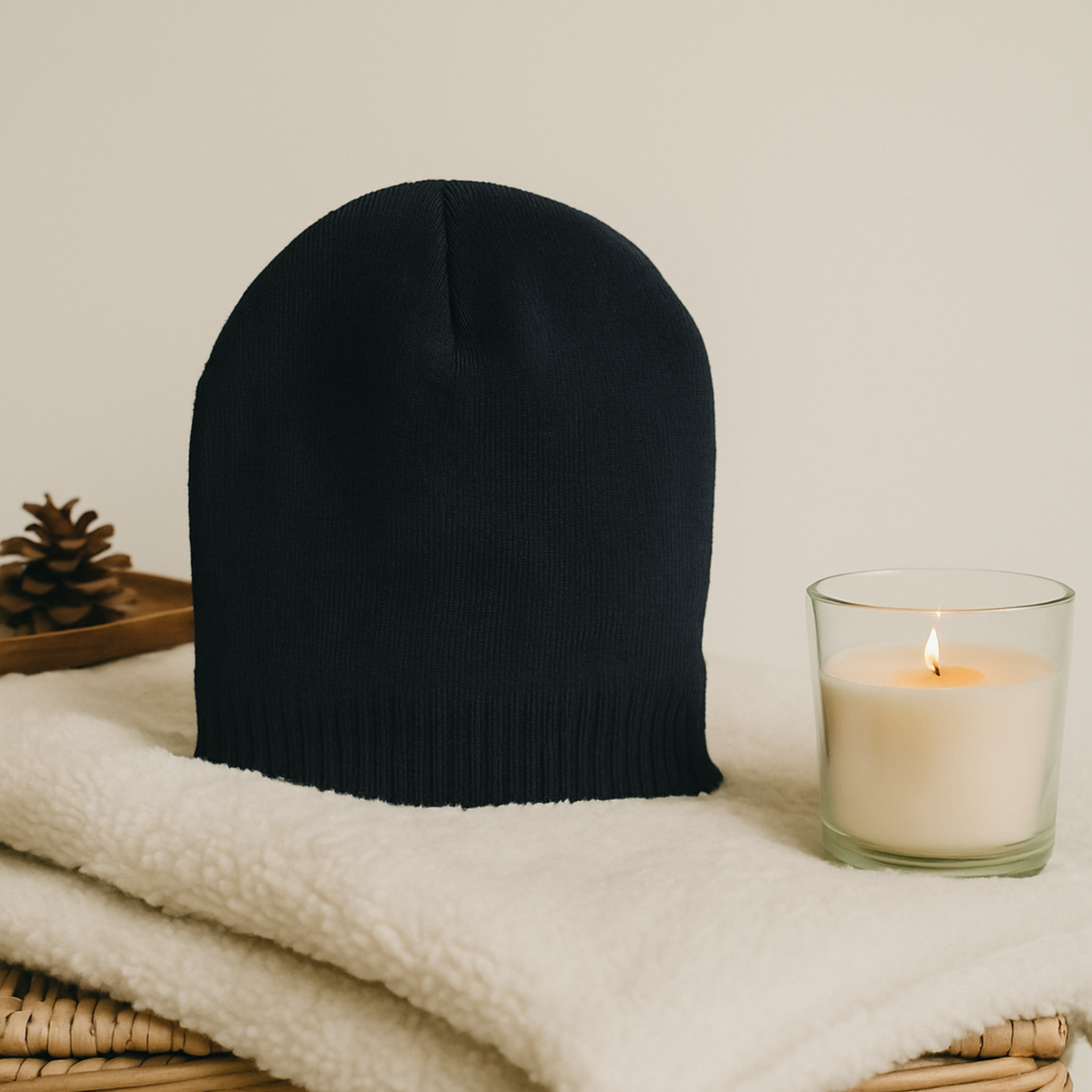 Zibell Men's Woolen Winter Cap – Ultra Warm, Stylish & Comfortable Beanie for Cold Weather