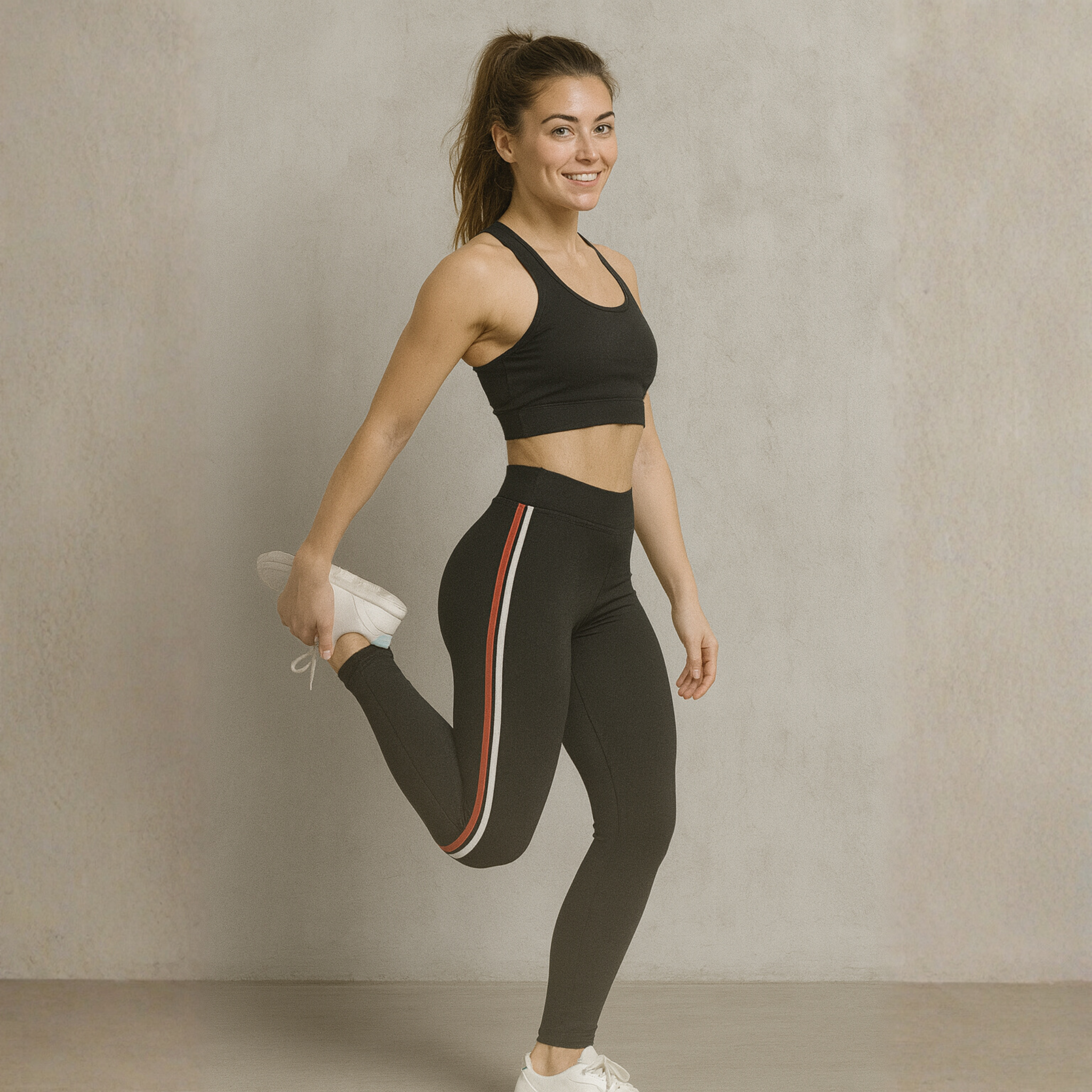 ZIBELL Women’s High-Waist Gym Leggings – Athletic Workout Tights for Fitness & Training